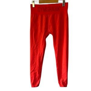 Gymshark Seamless Leggings Orange Women’s Size Large *READ*